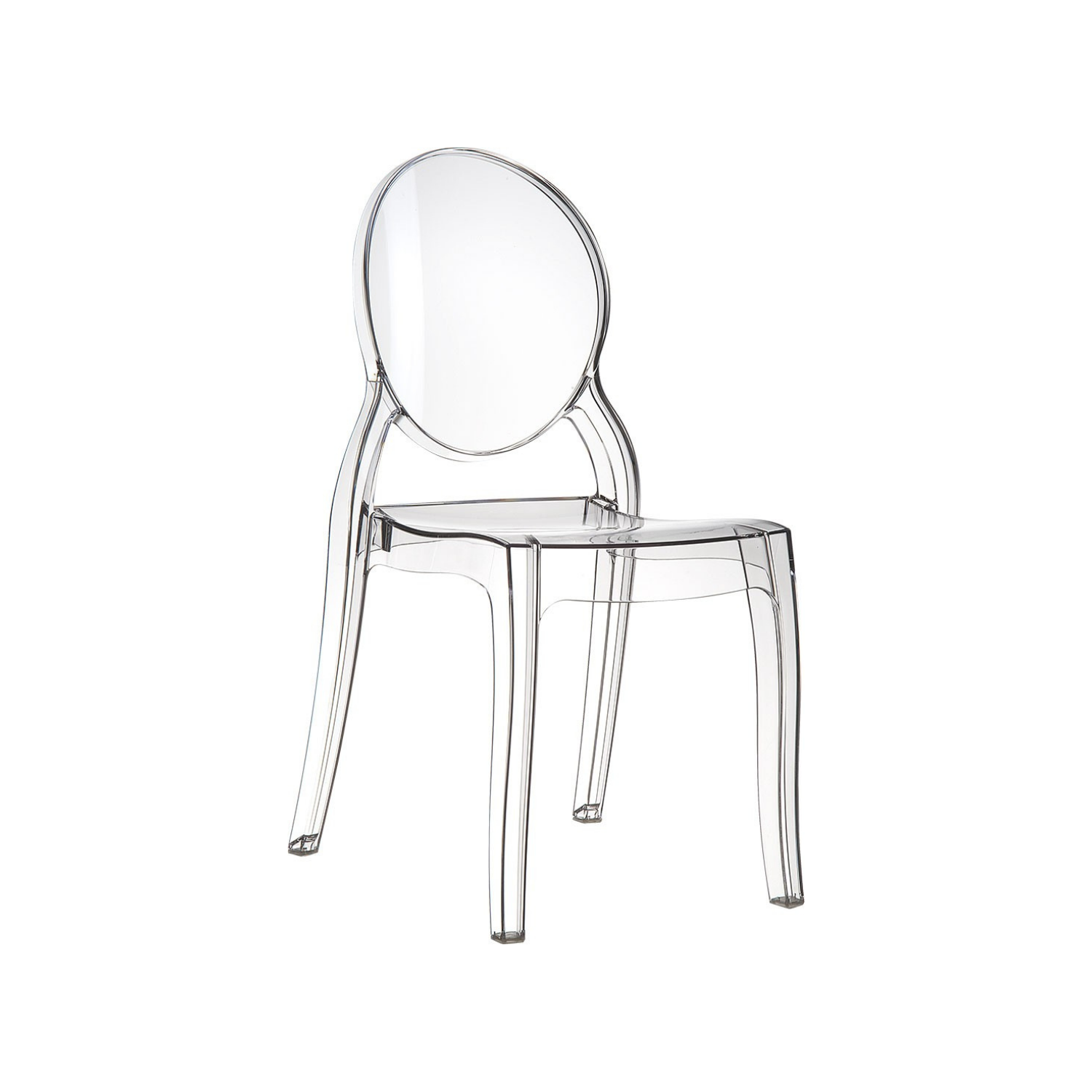 Şeffaf Ghost Elizabeth Sandalye Kiralama 45x35x44