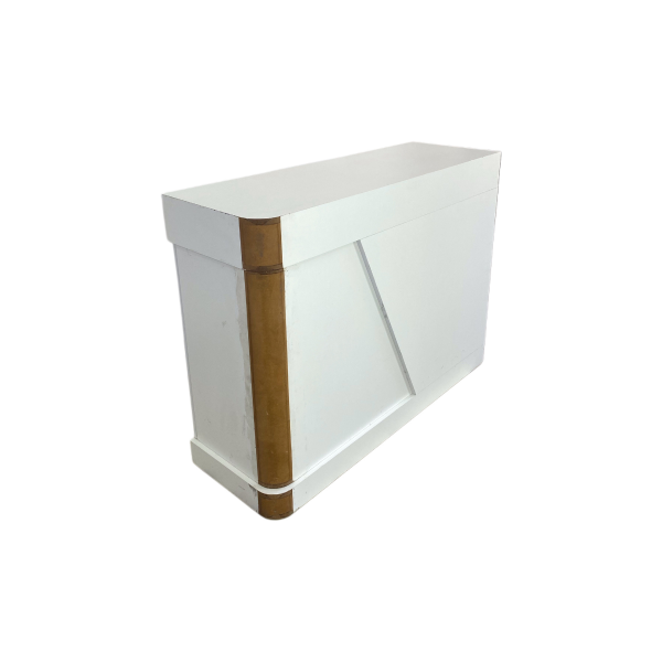 Beyaz Ahşap Karşılama Desk Kiralama 100x130x45 - Görsel 2