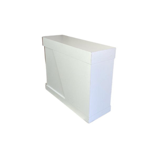Beyaz Ahşap Karşılama Desk Kiralama 100x130x45 - Görsel 3