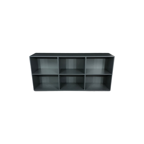 Gri Ahşap Raflı Dolap Kiralama 91x200x50 - Görsel 4