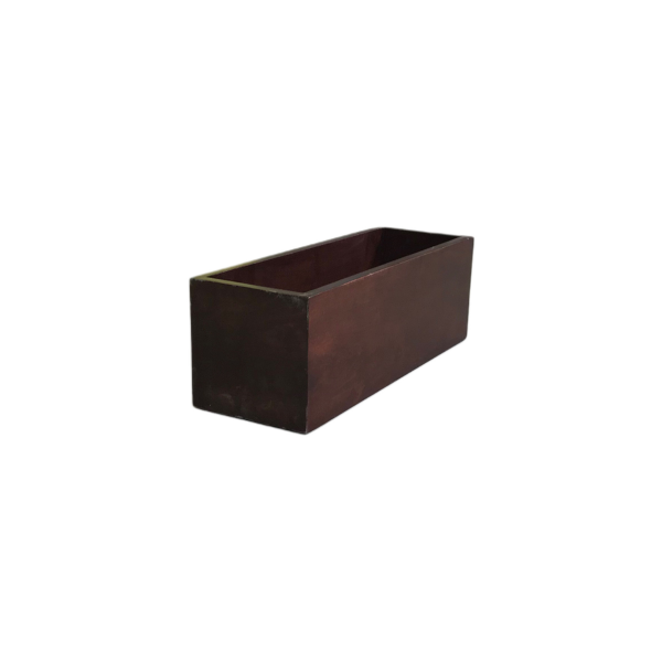 Masif Ahşap Dikdörtgen Saksı Kiralama 20x60x20 - Görsel 2