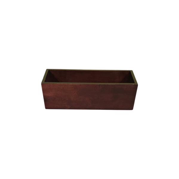 Masif Ahşap Dikdörtgen Saksı Kiralama 20x60x20 - Görsel 4