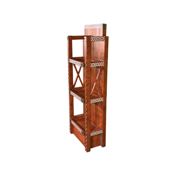 Işıklı Ahşap Dekoratif Raf Kiralama 150x52x26 - Görsel 2