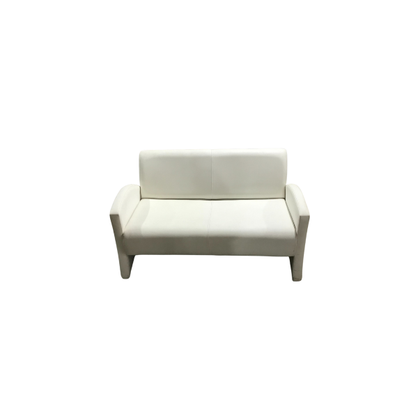 Beyaz İkili Koltuk Kiralama 40x110x50